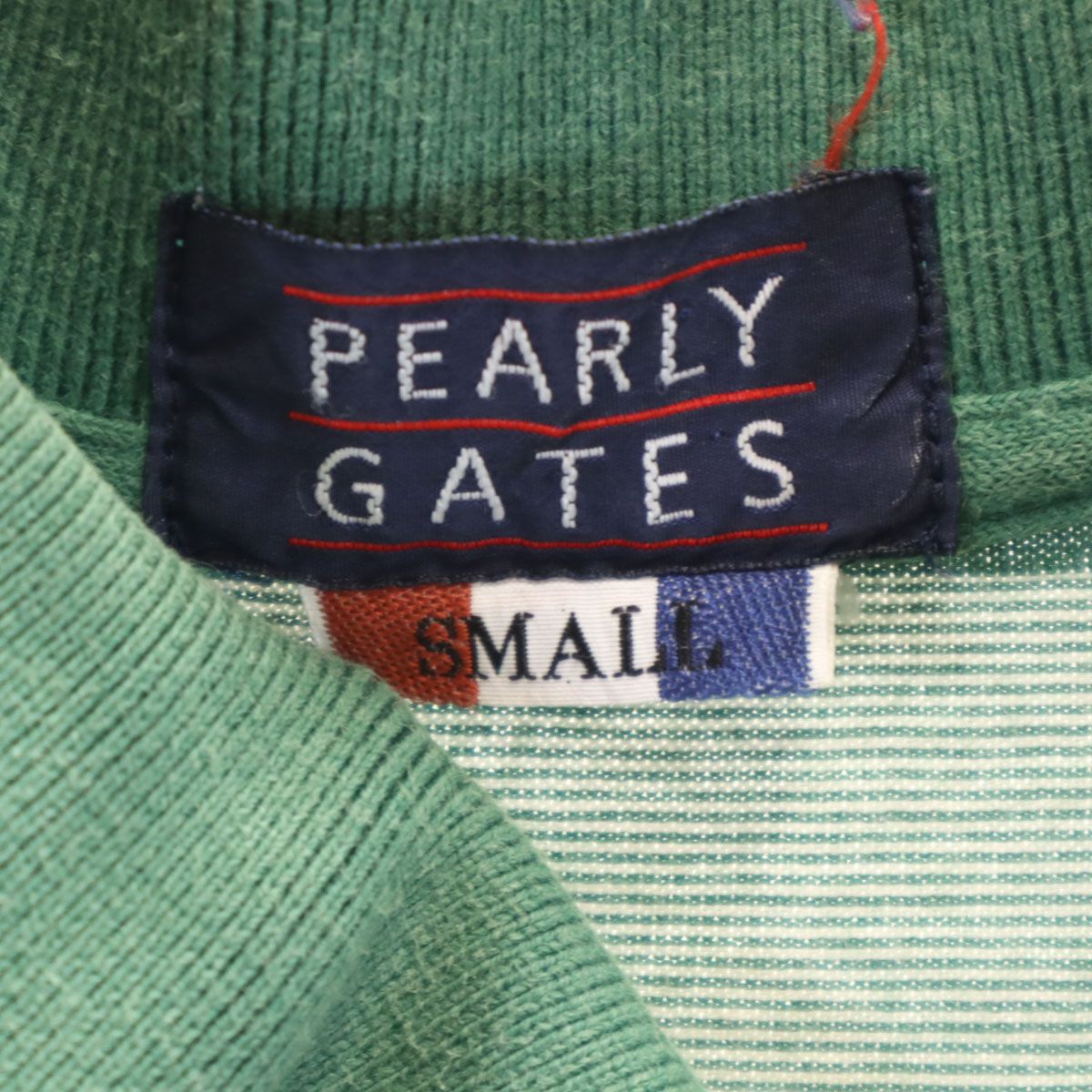 PEARLY GATES パーリーゲイツ 日本製 ボーダー柄 ゴルフ 半袖