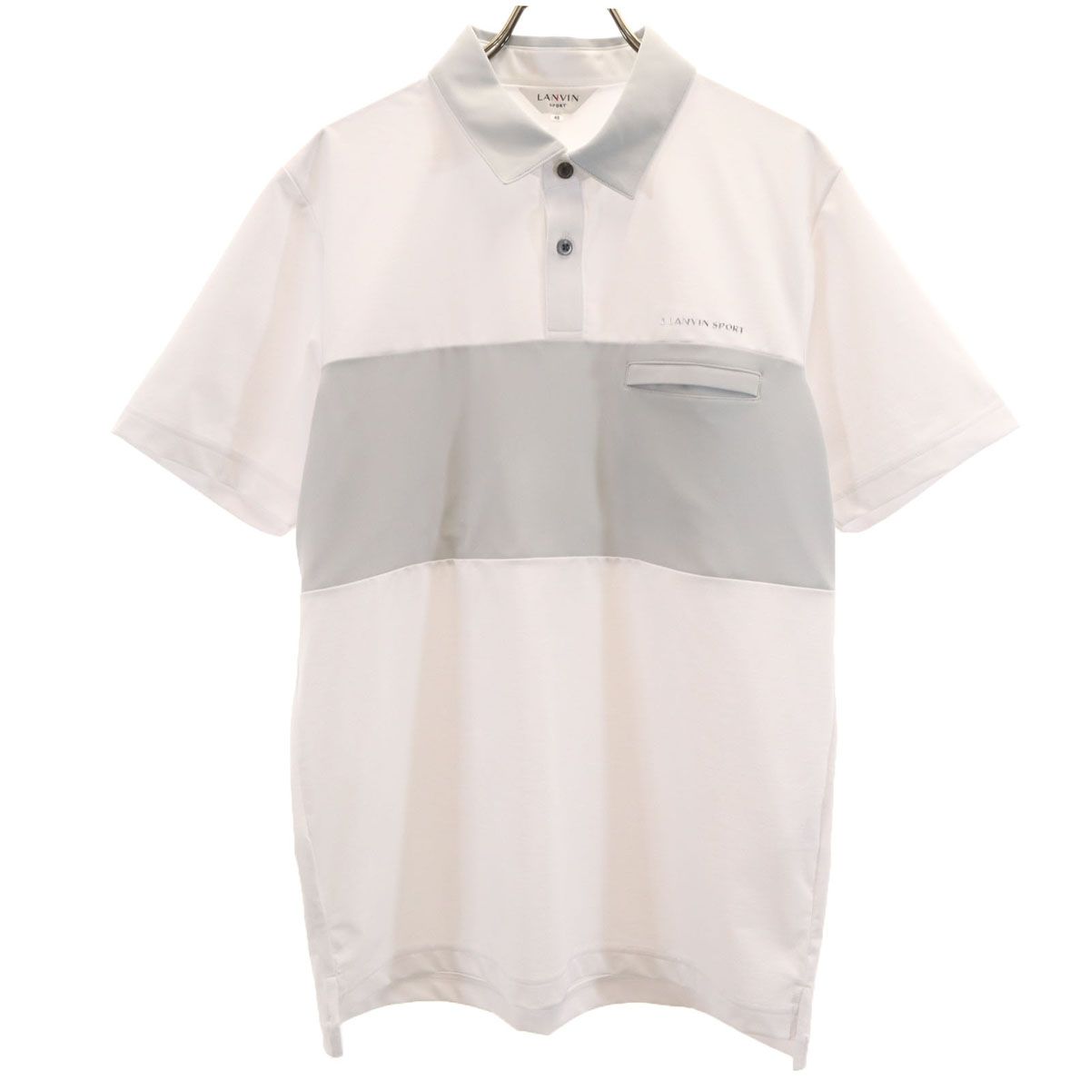 LANVIN SPORT ランバンスポール 日本製 ゴルフ 半袖 ポロシャツ 40