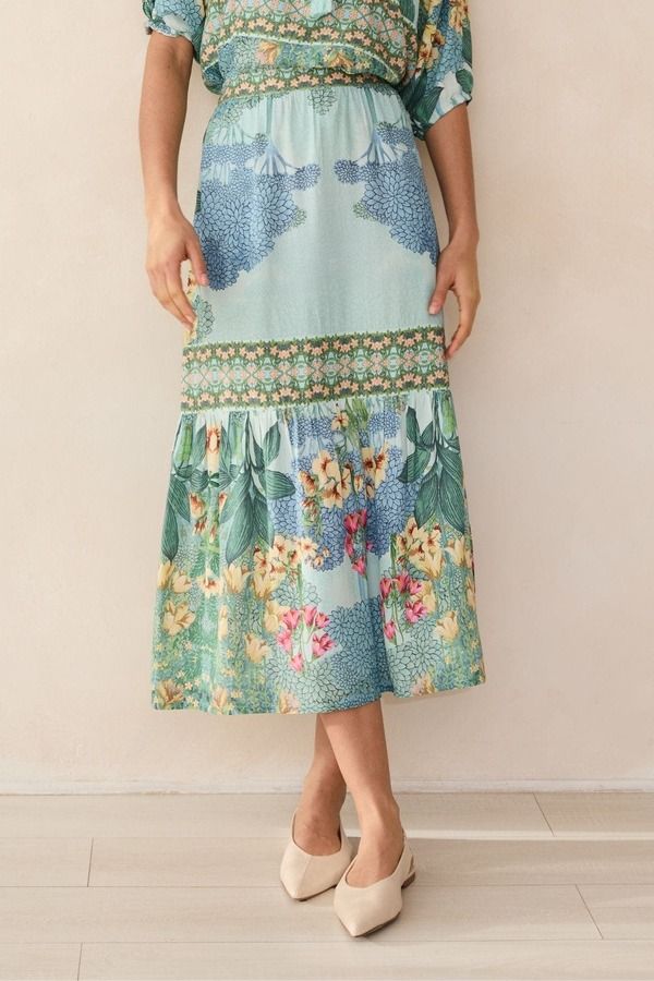 レシュマ レディース ボトムスカート RAISHMA Tracy Skirt Blue ブルー