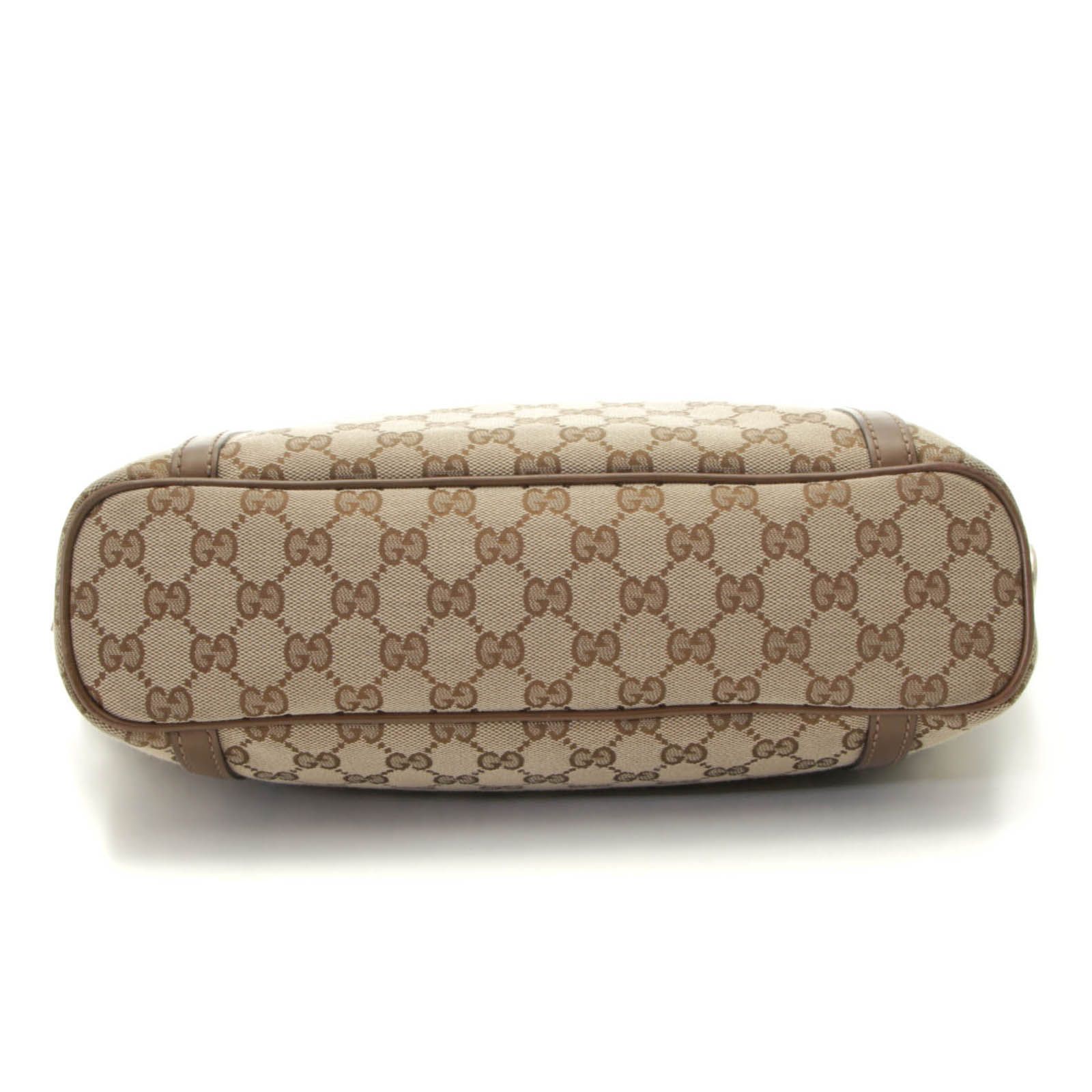 KA94 GUCCI グッチ トートバッグ GGキャンバス×レザー ブラウン GUCCI