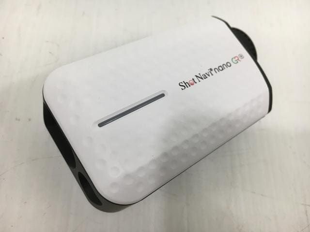 返品OK 【中古ゴルフ用品】【超美品】テクタイト(ショットナビ) レーザー距離計 Shot Navi(ショットナビ) Laser Sniper nano GR+ [ホワイト]