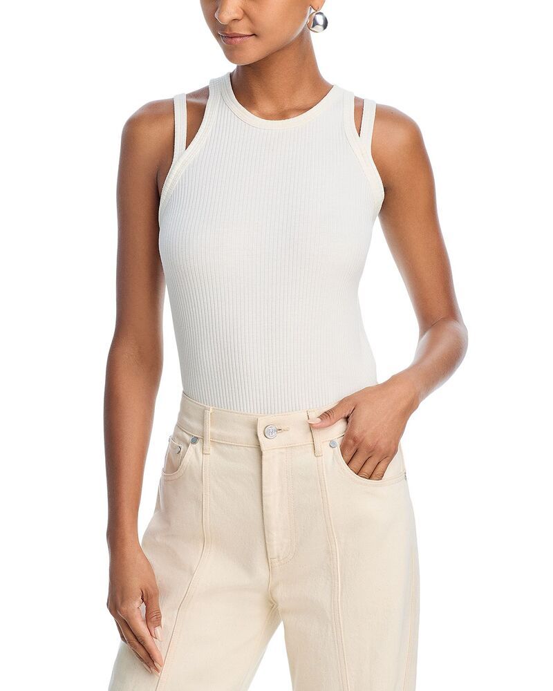 HELMUT LANG ホワイト タンクトップ ヘルムート ラング レディース トップス タンクトップ Helmut Lang