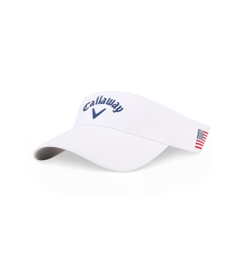 キャラウェイ メンズ アクセサリー 帽子 Callaway Liquid Metal Visor White USA ホワイト