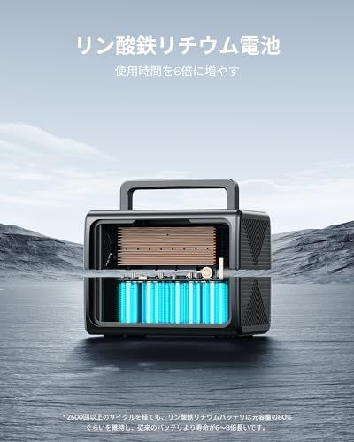 BLUETTI ポータブル電源 EB3A 268Wh/600W APP遠隔操作 EPS機能付き