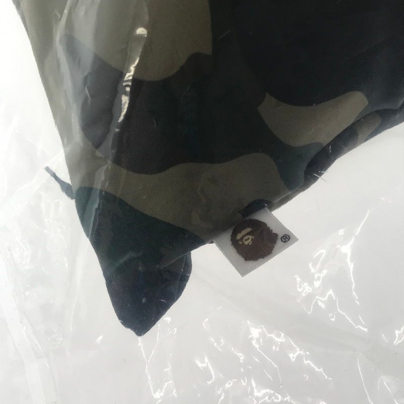 中古美品】 A BATHING APE アベイシングエイプ 1ST CAMO BEADS CUSHION