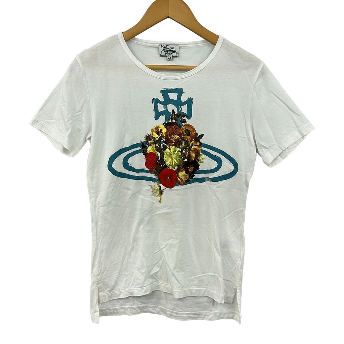 ア*キ様 Vivienne Westwood MAN グレー ポンチョ 44 ヴィヴィアンウエストウッドマン 半袖Tシャツ サイズ44 L メンズ - 白