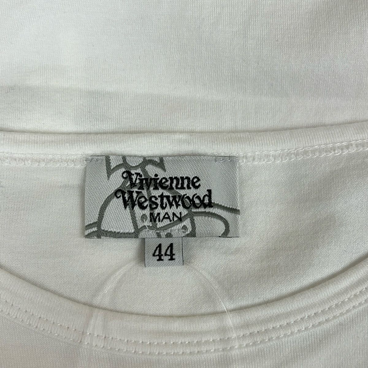 ア*キ様 Vivienne Westwood MAN グレー ポンチョ 44 ヴィヴィアンウエストウッドマン 半袖Tシャツ サイズ44 L メンズ - 白