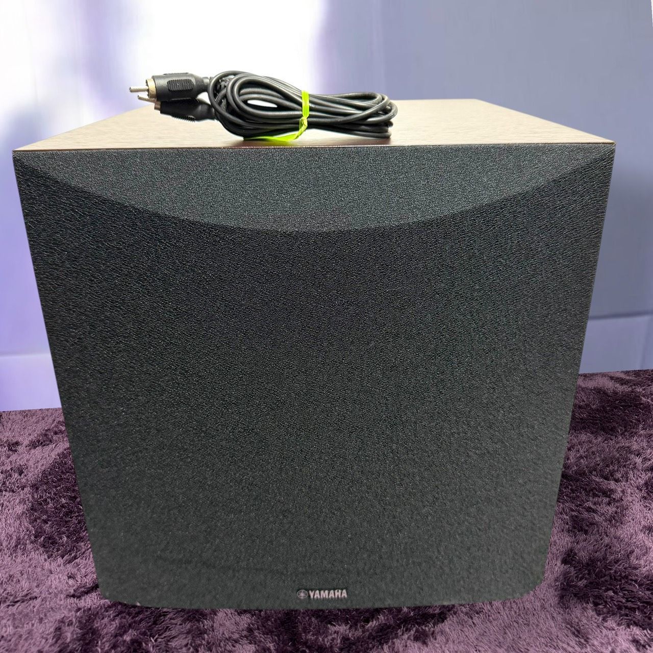 ☆動作品 送料無料 美品 YAMAHA ヤマハ NS-SW050 MB ウォルナット サブ