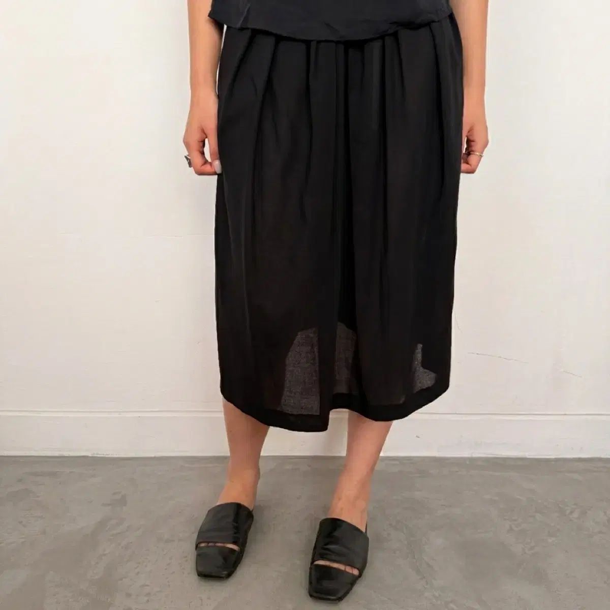 ジルサンダー Jil sander スカート ミディ丈 ( 38 )