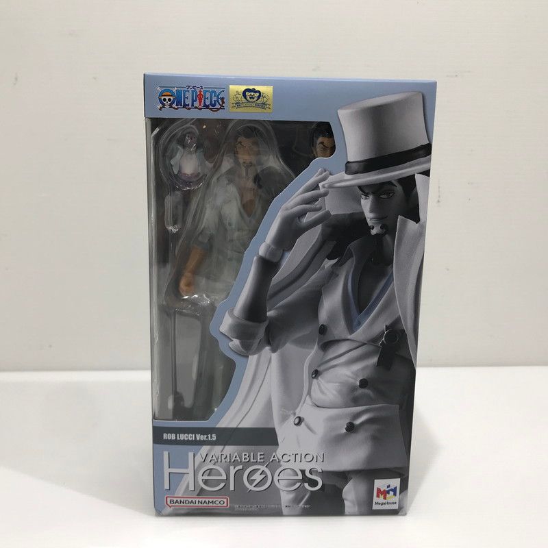 【中古美品】 ヴァリアブルアクション Heroes ONE PIECE ロブ・ルッチ Ver.1.5 アクションフィギュア 未開封 【047-260629-ti-06-tagh】