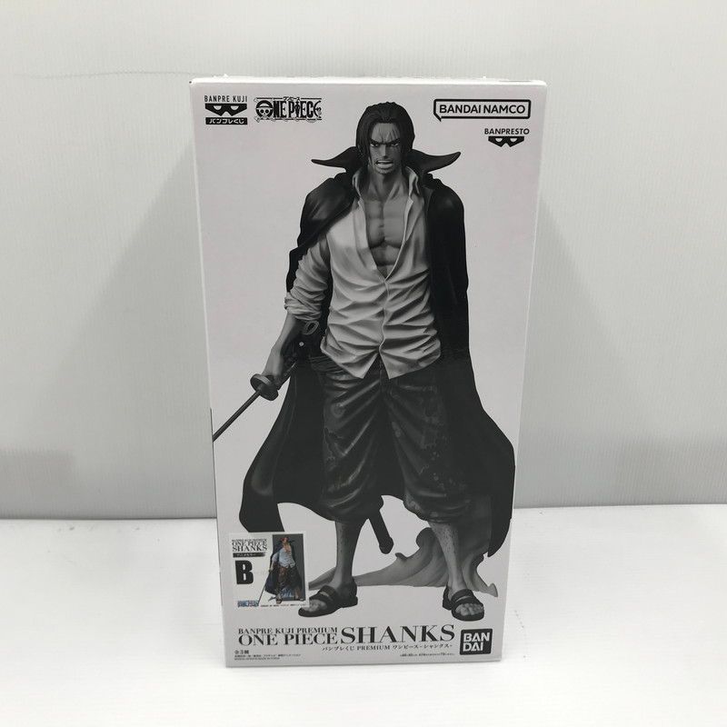 中古美品】 バンプレくじ PREMIUM ワンピース シャンクス B賞 アニメ