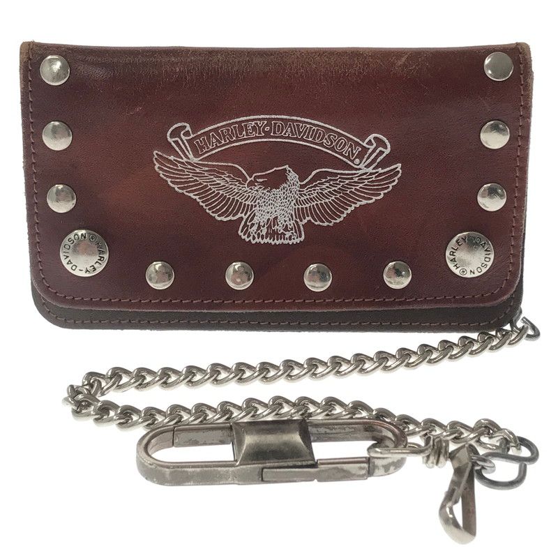 【現状渡し品】 HARLEY-DAVIDSON TRACKER WALLET WALLET CHAIN トラッカーウォレット ウォレットチェーン 財布 【200-260714-ki-02-tagh】