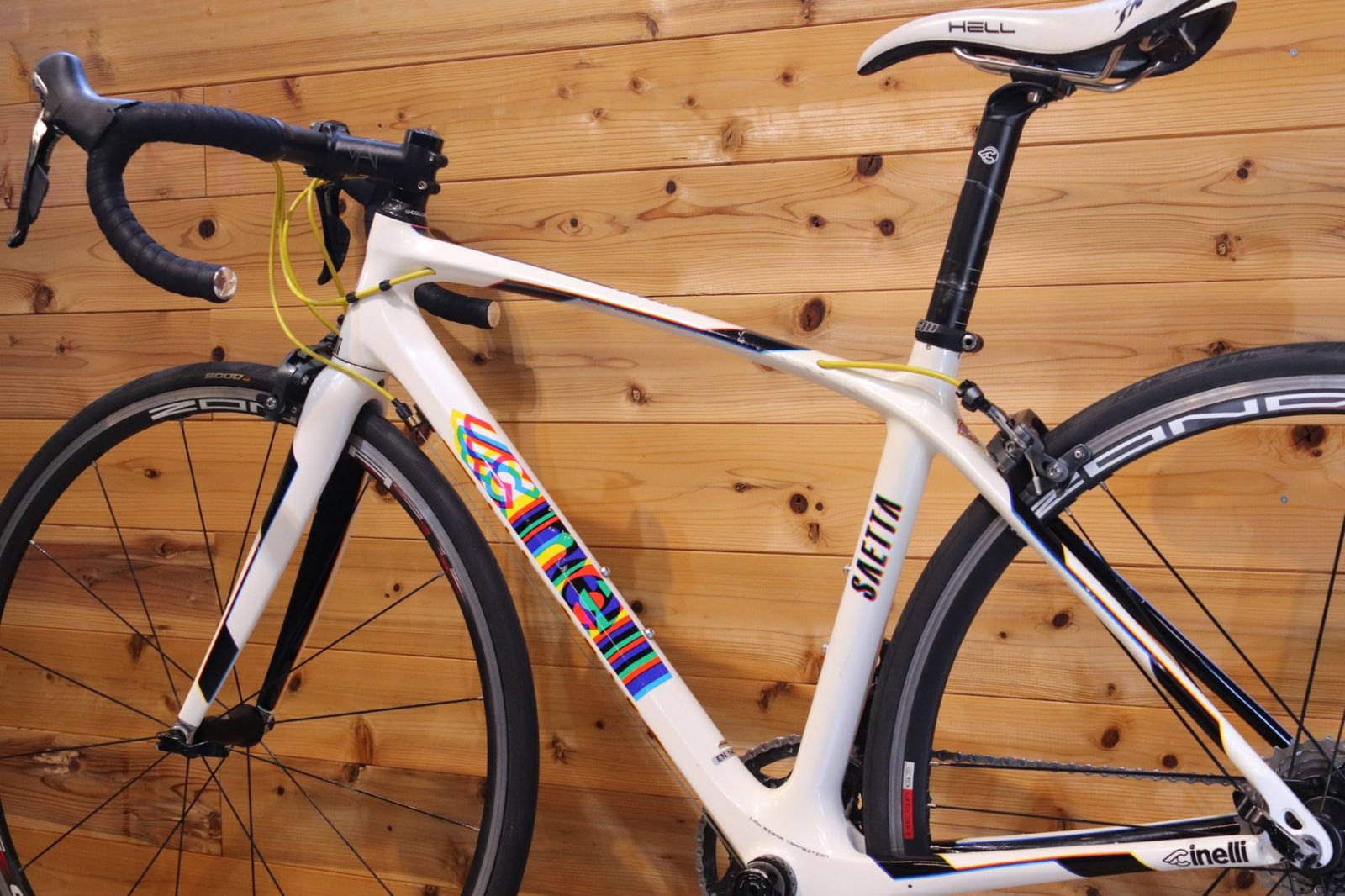 【送料込み】チネリCinelliサエッタラジカル★現状渡し★ チネリ CINELLI サエッタ SAETTA RADICAL 2016 Sサイズ シマノ 105