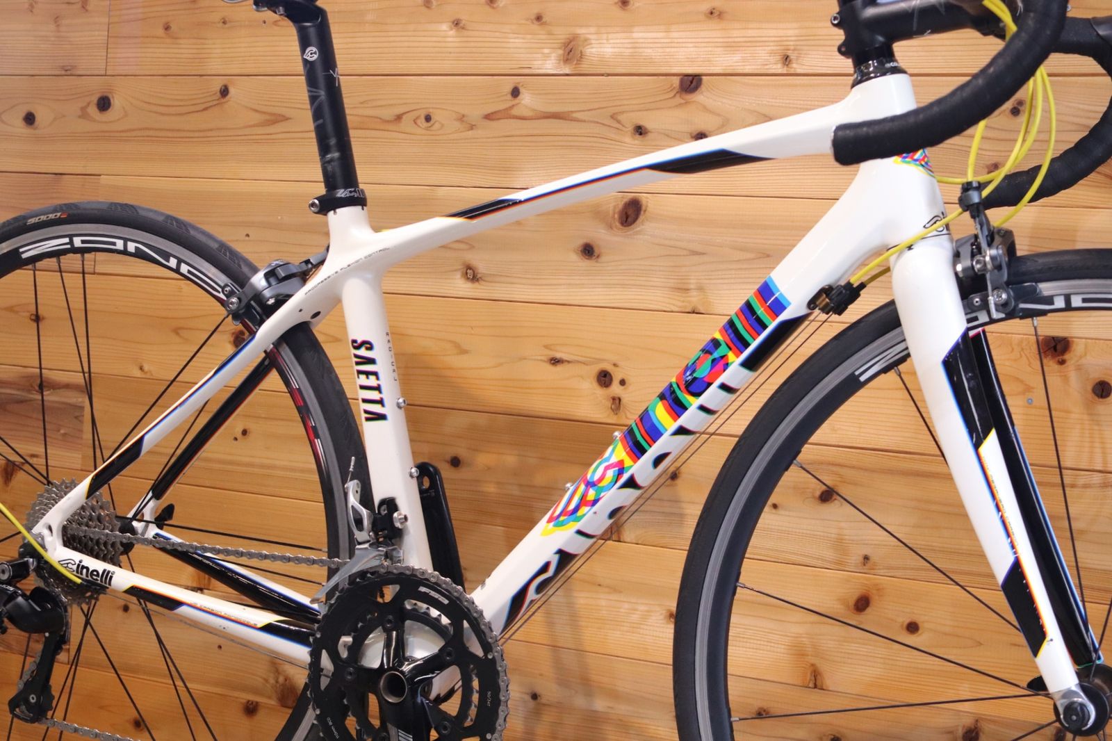 【送料込み】チネリCinelliサエッタラジカル★現状渡し★ チネリ CINELLI サエッタ SAETTA RADICAL 2016 Sサイズ シマノ 105