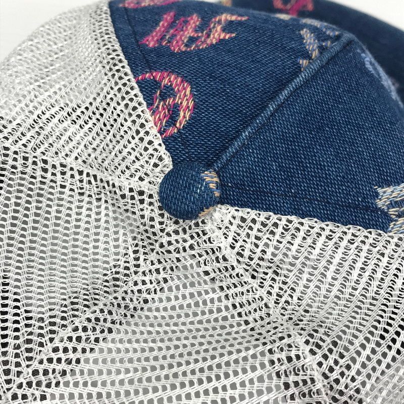 中古品】 SUPREME シュプリーム DENIM MESH BACK 5-PANEL デニム