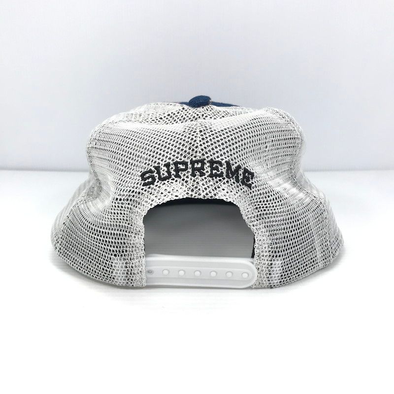 中古品】 SUPREME シュプリーム DENIM MESH BACK 5-PANEL デニム
