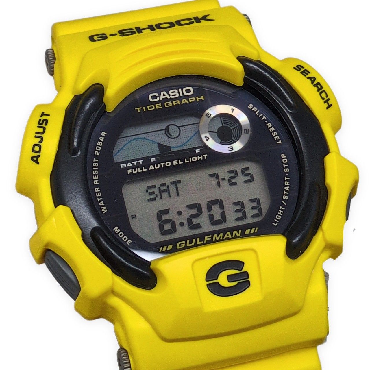 G-SHOCK ジーショック DW-9700UL-9T GULFMAN ガルフマン 全米ライフガード選手権 コラボモデル イエロー 1999年7月発売 G-SHOCK ジーショック DW-9700UL-9T GULFMAN ガルフマン 全米ライフ