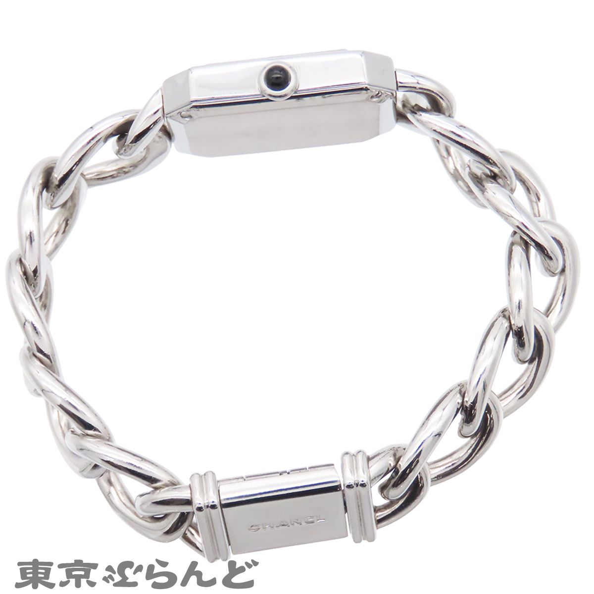 シャネル CHANEL プルミエール H0452 ブラック SS チェーン L 腕時計
