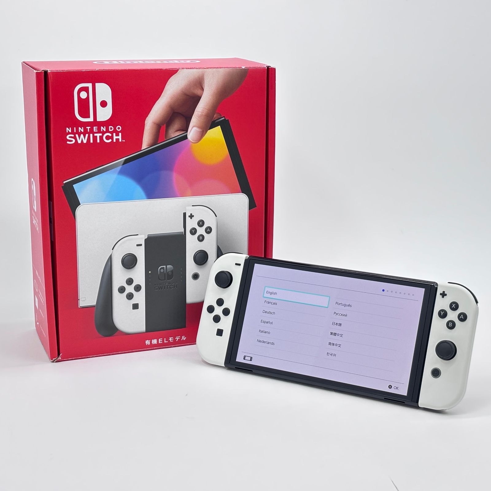Nintendo Switch (有機ELモデル) ホワイト【C8370-80】 - メルカリ