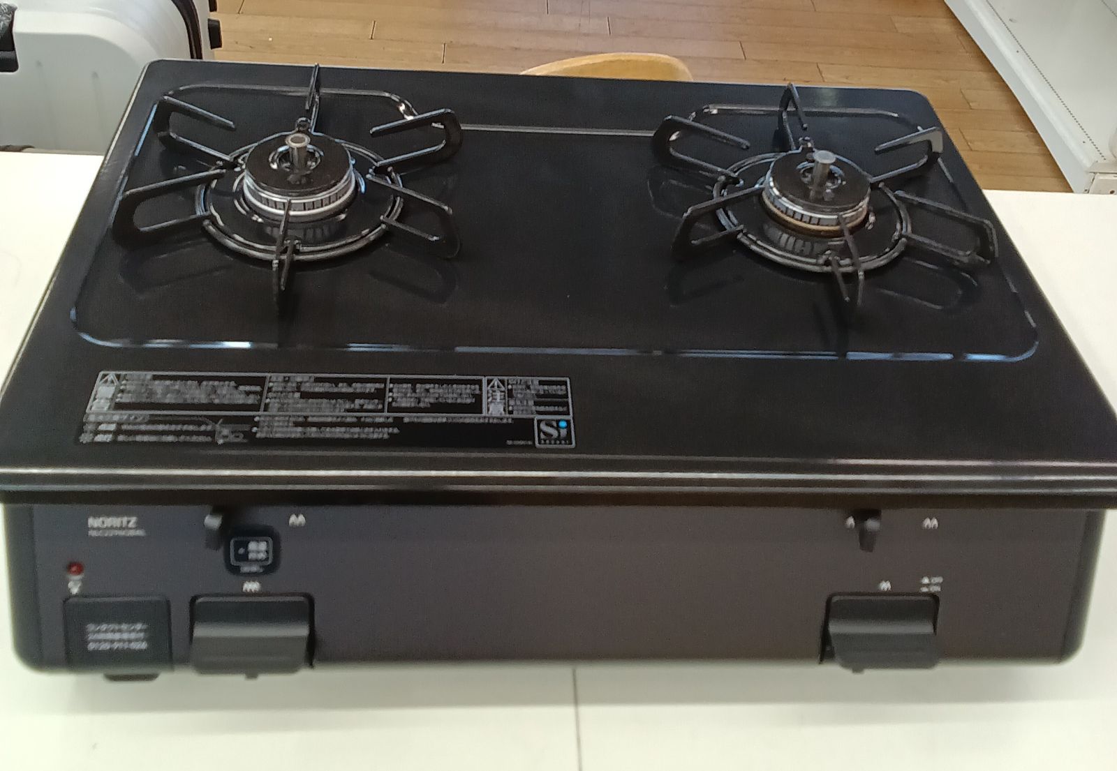 ★リユースのサカイつくば店★ ノーリツ 都市ガステーブル　魚焼きグリルなし　 NCL2296QBAL 2025年製 管理0725-02