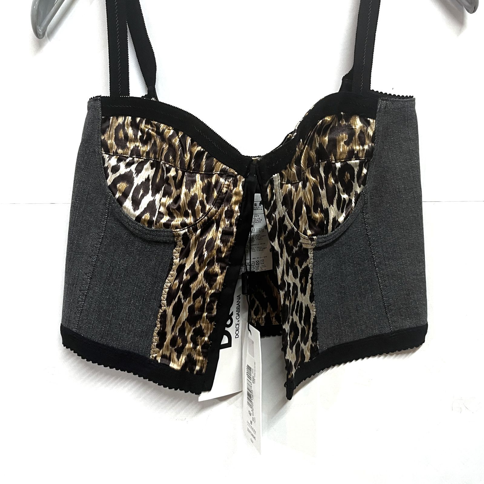 ドルチェアンドガッパーナ　トップス　レオパード D&G DOLCE&GABBANA｜ドルチェ＆ガッバーナ Leopard Print Corset Top