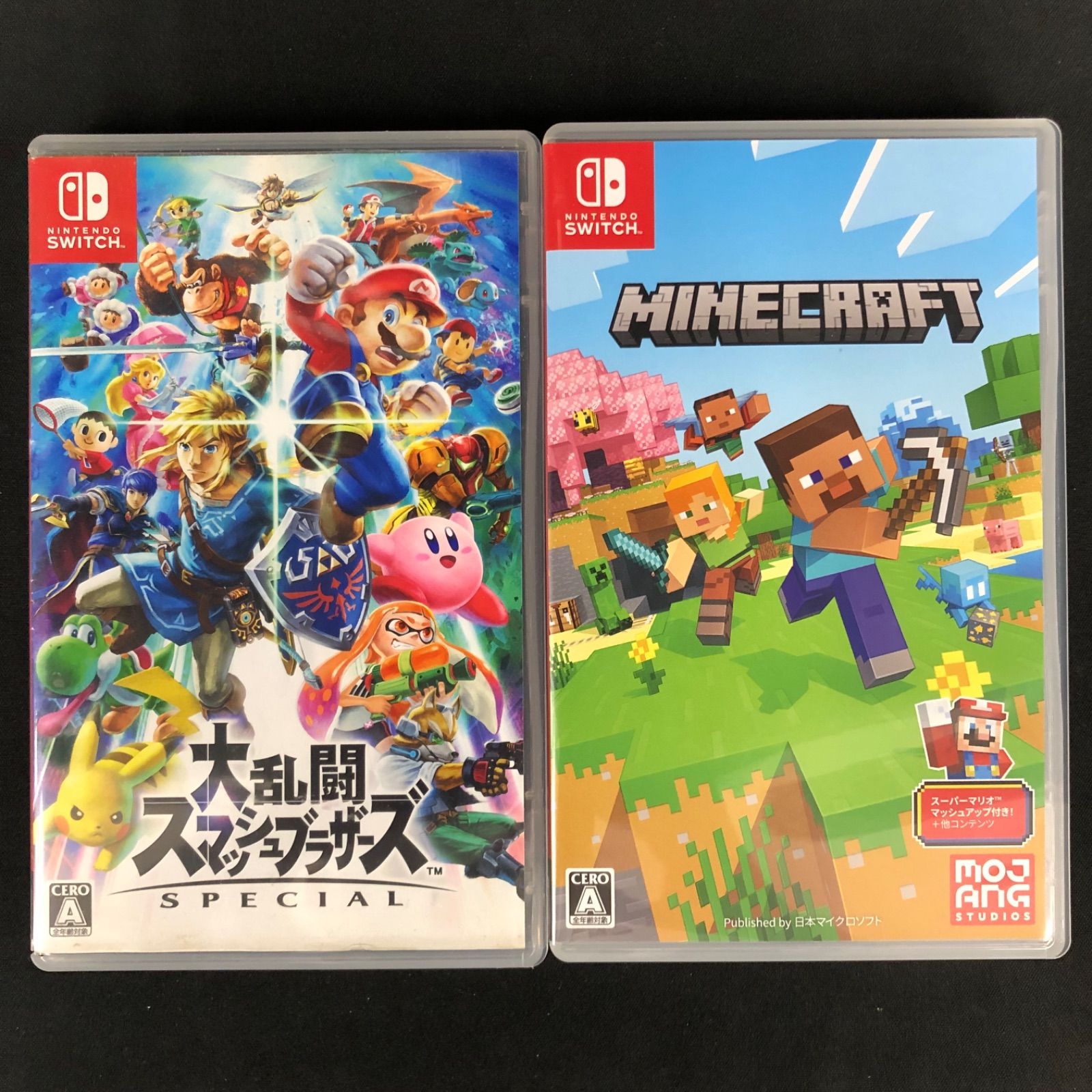 中古 Switch 大乱闘スマッシュブラザーズ マインクラフト セット