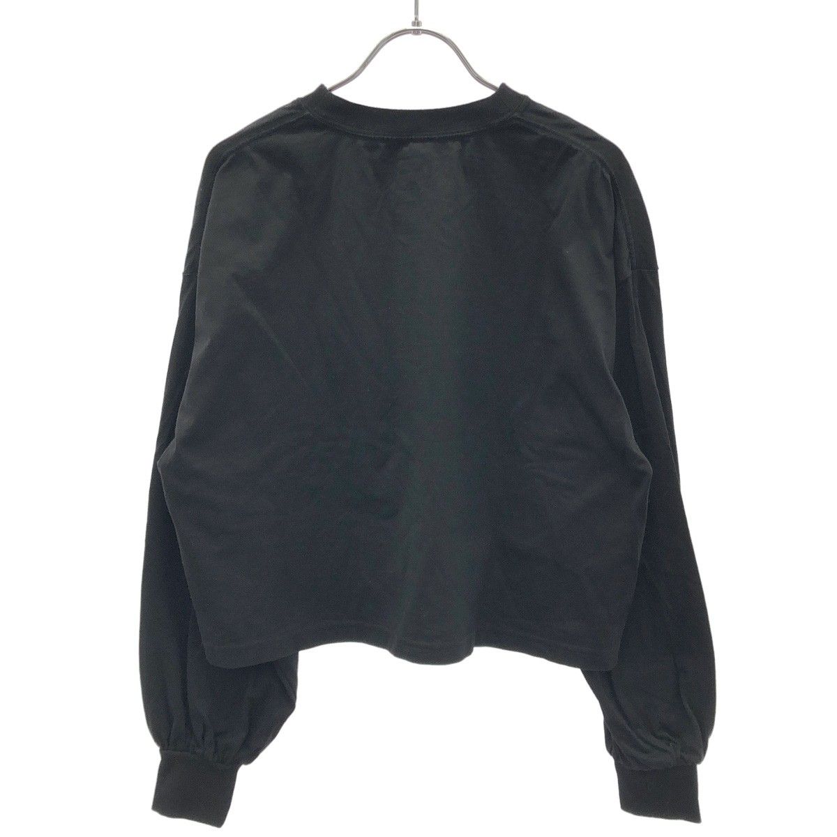 HYKE ハイク 24AW ビッグフィット クロップドロングスリーブTシャツ 