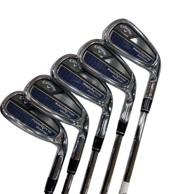 【中古】 キャロウェイ PARADYM MAX FAST 5S レディース アイアンセット IR 純正特注シャフト (フレックスその他) レディース 女性用 右利き 右用 Cランク ゴルフクラブ
