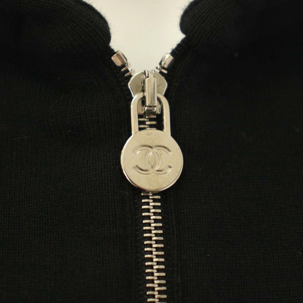 シャネル CHANEL 宇宙飛行士プリント スウェットジップアップパーカー