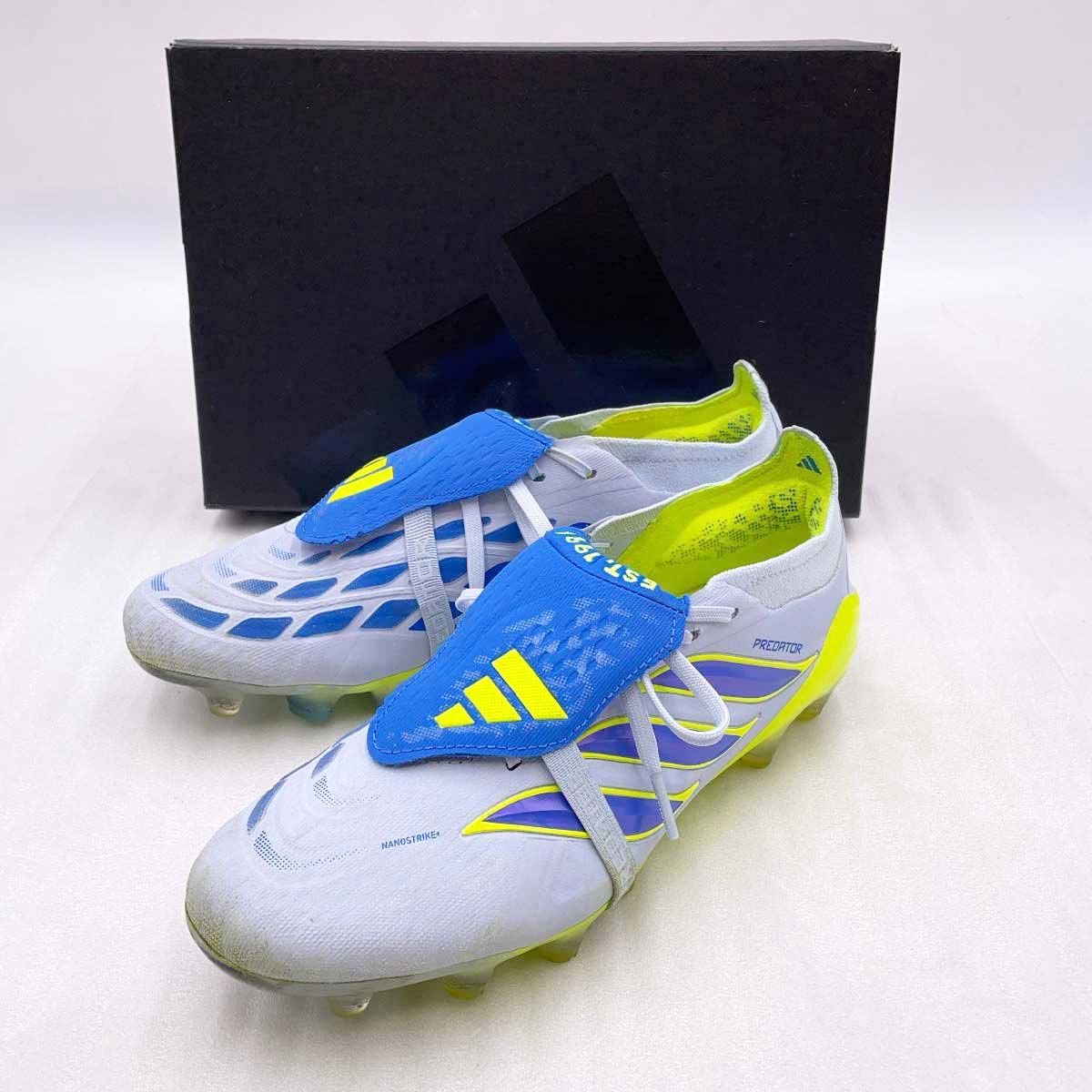 アディダス PREDATOR ELITE FT HG/AG JP プレデター ELITE フォールディングタン HG/AG ジャパン サッカースパイク 24.5cm CRSK/RAYBLU/TESOYE JR5895 メンズ ADIDAS 土・人工芝用