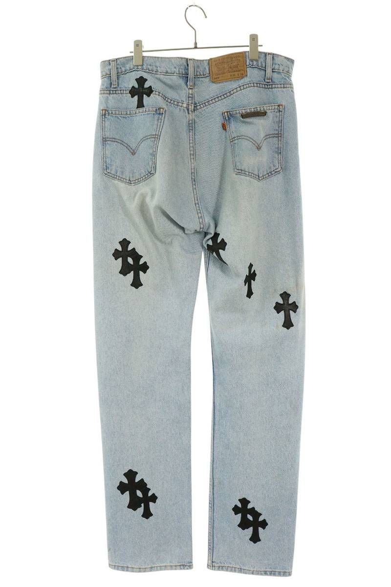 クロムハーツ ×リーバイス LEVI'S U VNTG JEAN BLU/ORNG TAB 505