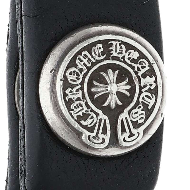 CHROME HEARTS クロムハーツ ZERO STUD SNGL ROW ゼロ ピラミッド スタッズ シングル レザー クロムハーツ ZERO STUD SNGL ROW/ピラミッドシングル レザー