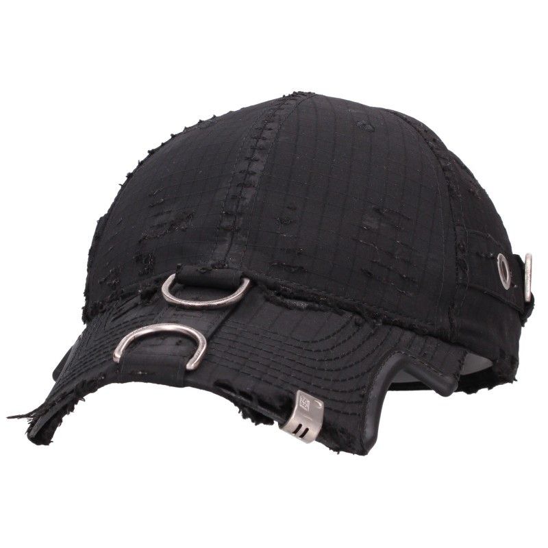 バレンシアガ D-RING CARGO CAP 858284 4G1B5 ダメージ加工カーゴ帽子 メンズ L