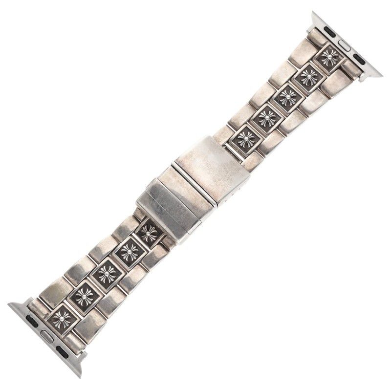 クロムハーツ FLAT APL 40MM CH PLS MEN Apple watchシルバーウォッチバンド腕時計 メンズ 40mm
