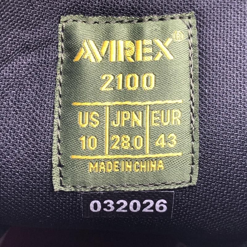 中古】AVIREX YAMATO2100 バイカーブーツ 28cm アヴィレックス