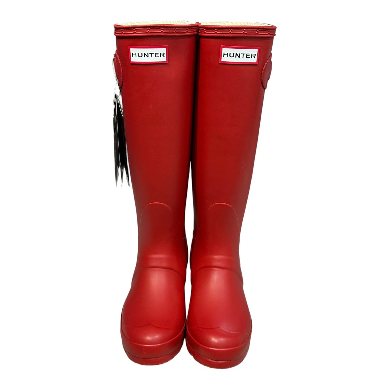 HUNTER(ハンター) Long Rubber Boots ロング ラバー ブーツ UK4 レッド