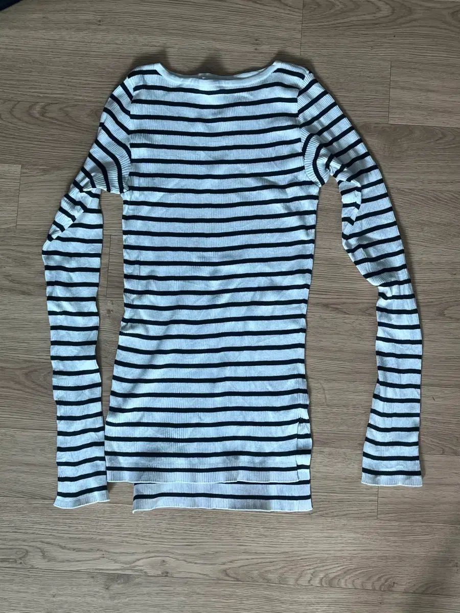 AURALEE ストライプ ゴージ 長袖 Tシャツ