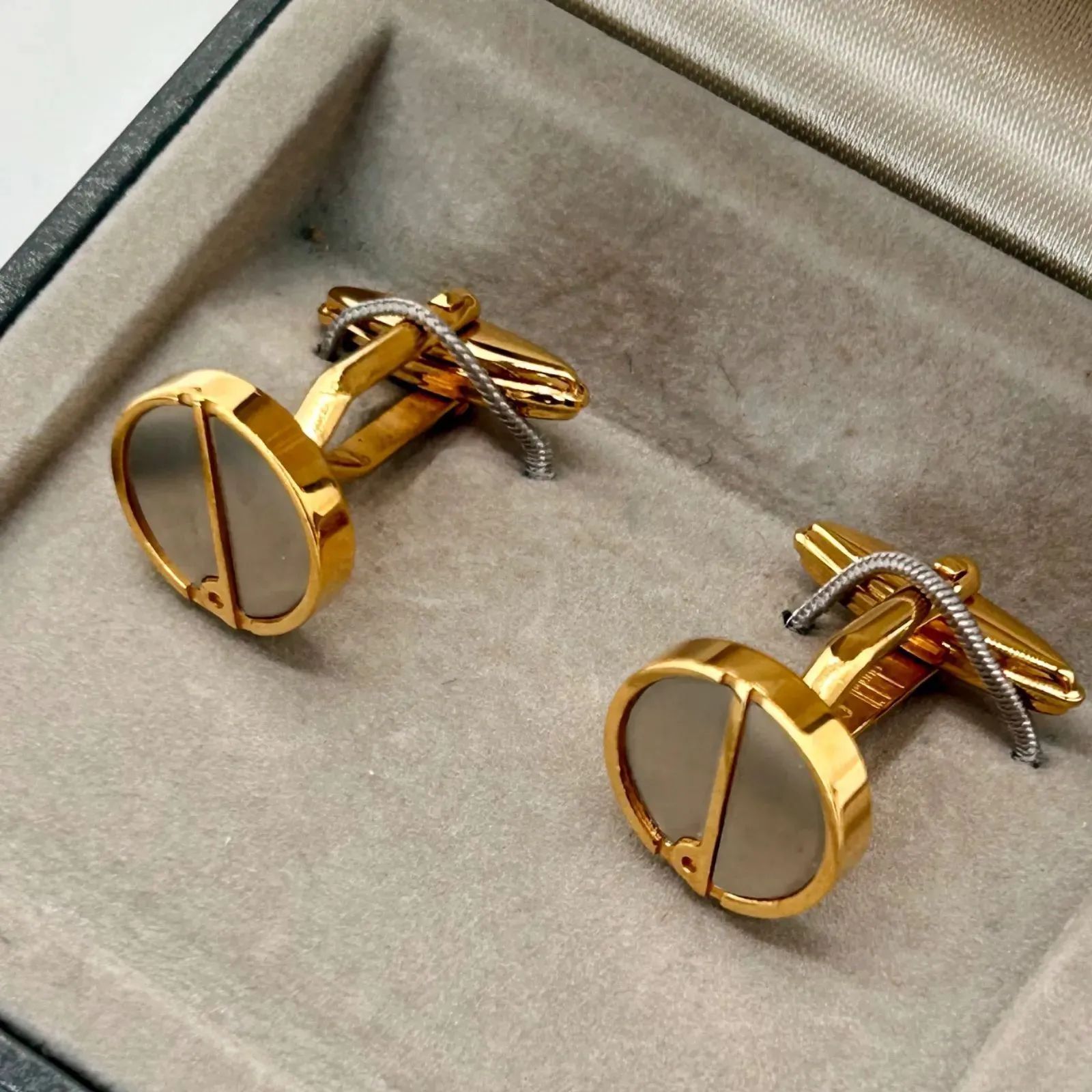 dunhill ダンヒル ネクタイピン カフス カフリンクス 箱有 メンズ 紳士
