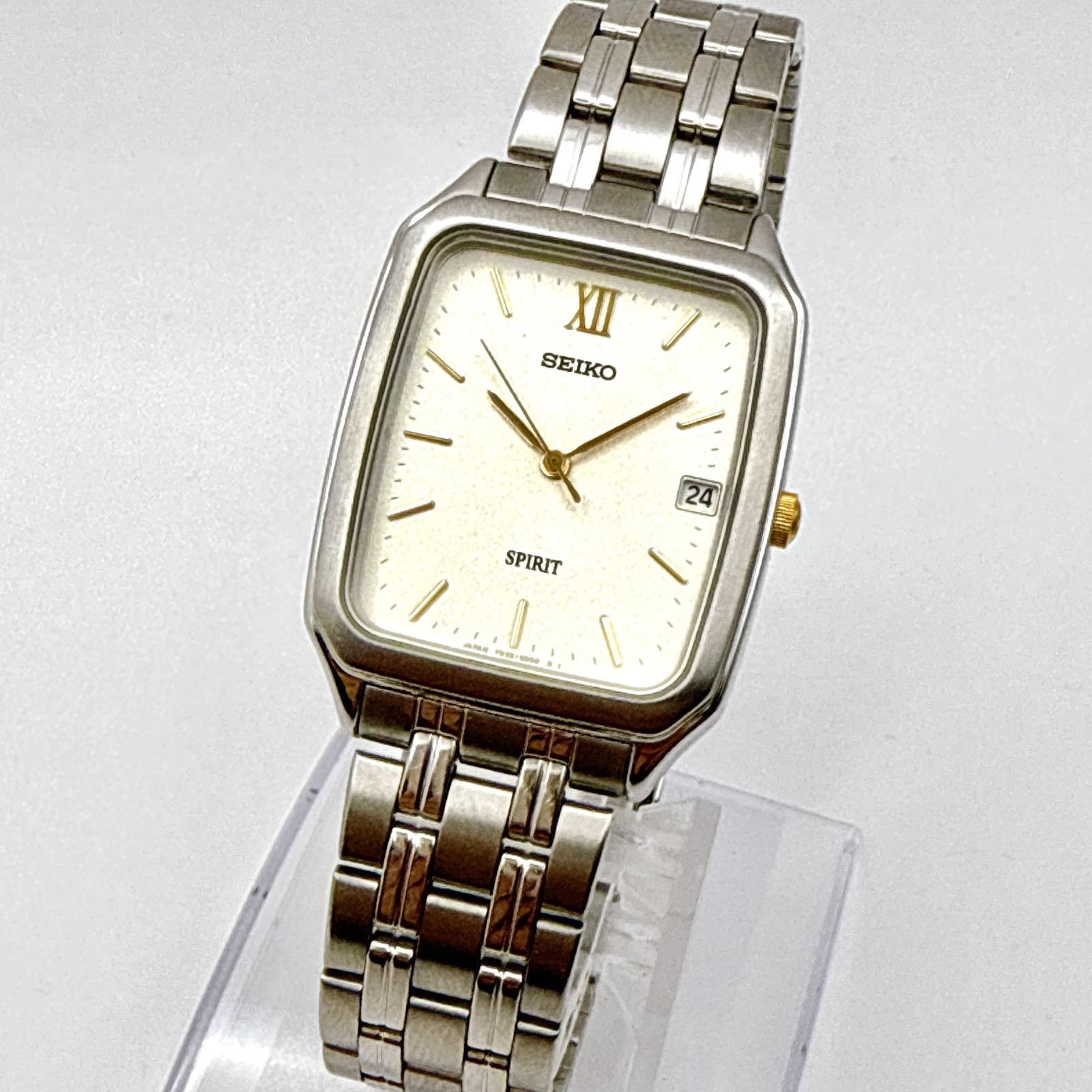 B182稼働・ヴィンテージ・美品・電池交換済 SEIKO SPIRIT セイコー 