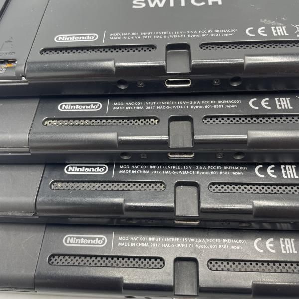 中古】本体）【ジャンク】任天堂/Switch本体/HAC-001/4台まとめ 動作