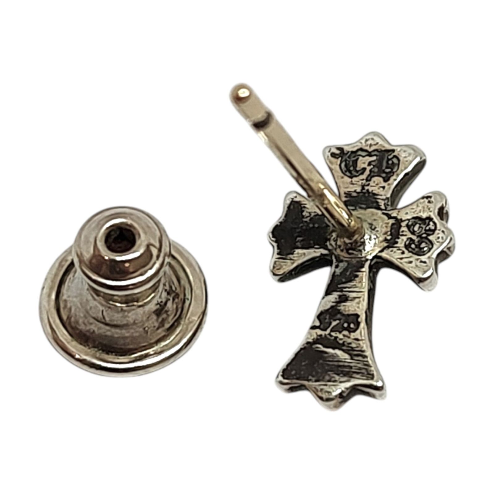 Chrome Hearts クロムハーツ No2 CH CRS CHクロス スタッド ピアス F
