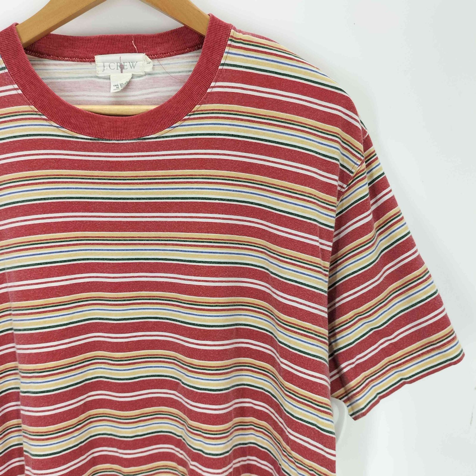ジェイクルー J.CREW 90S 巨人タグ マルチボーダー半袖Tシャツ メンズ