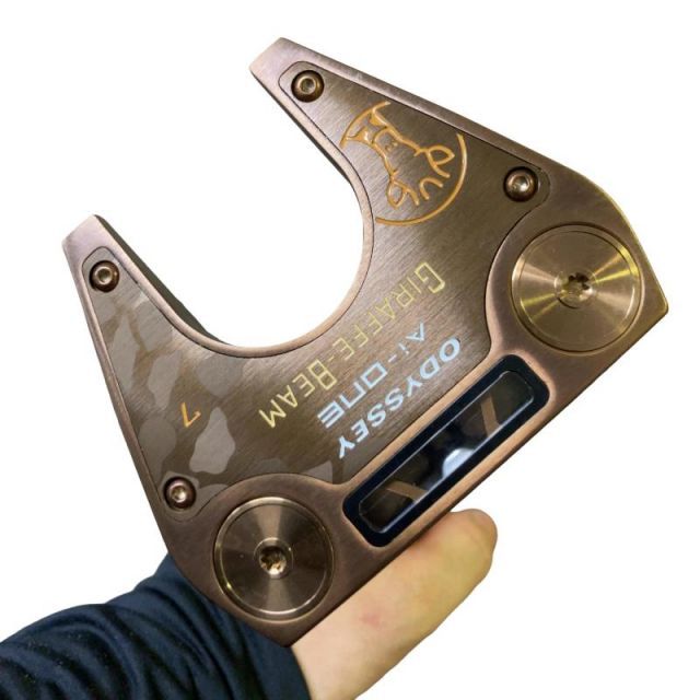 【中古】 オデッセイ Ai-ONE GIRAFFE-BEAM #7 33インチ パター PT STROKE LAB 90 スチール (フレックスその他) メンズ 男性用 右利き 右用 Cランク ゴルフクラブ