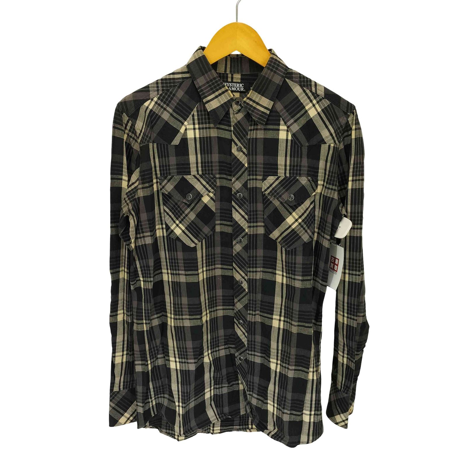 k*a様 Hysteric Glamour チェックシャツ Lサイズ ヒステリックグラマー HYSTERIC GLAMOUR チェック L/S ウエスタン
