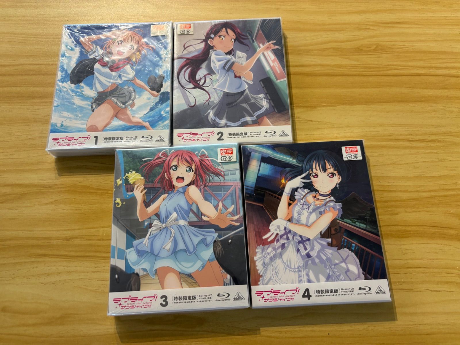 中古][blu−ray+CD] ラブライブ！サンシャイン!!1st 全7巻(帯付き)(1