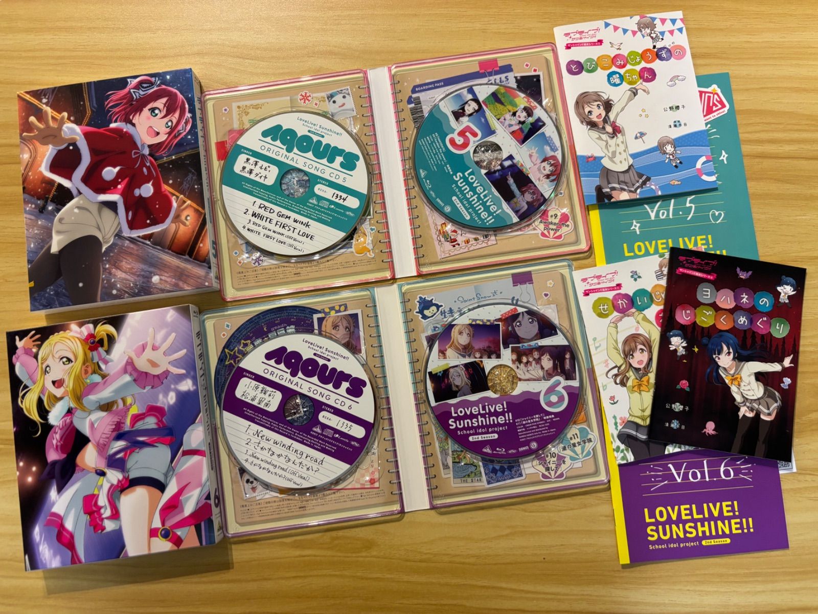 中古][blu−ray+CD] ラブライブ！サンシャイン!!1st 全7巻(帯付き)(1