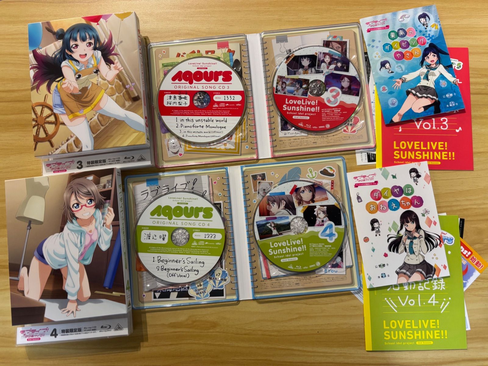 中古][blu−ray+CD] ラブライブ！サンシャイン!!1st 全7巻(帯付き)(1