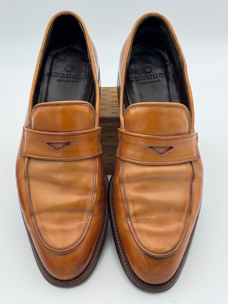Grenson グレンソン コインローファー UK7.5F 目安26cm - メルカリ