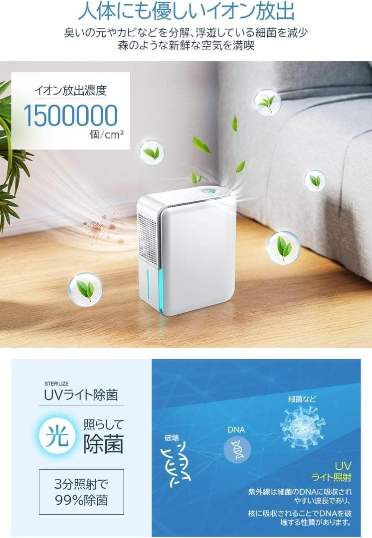 359　除湿機 小型 【除湿・加湿・空気清浄 一台3役】 除加湿空気清浄機 359 除湿機 小型 【除湿・加湿・空気清浄 一台3役】 除加湿空気清浄機