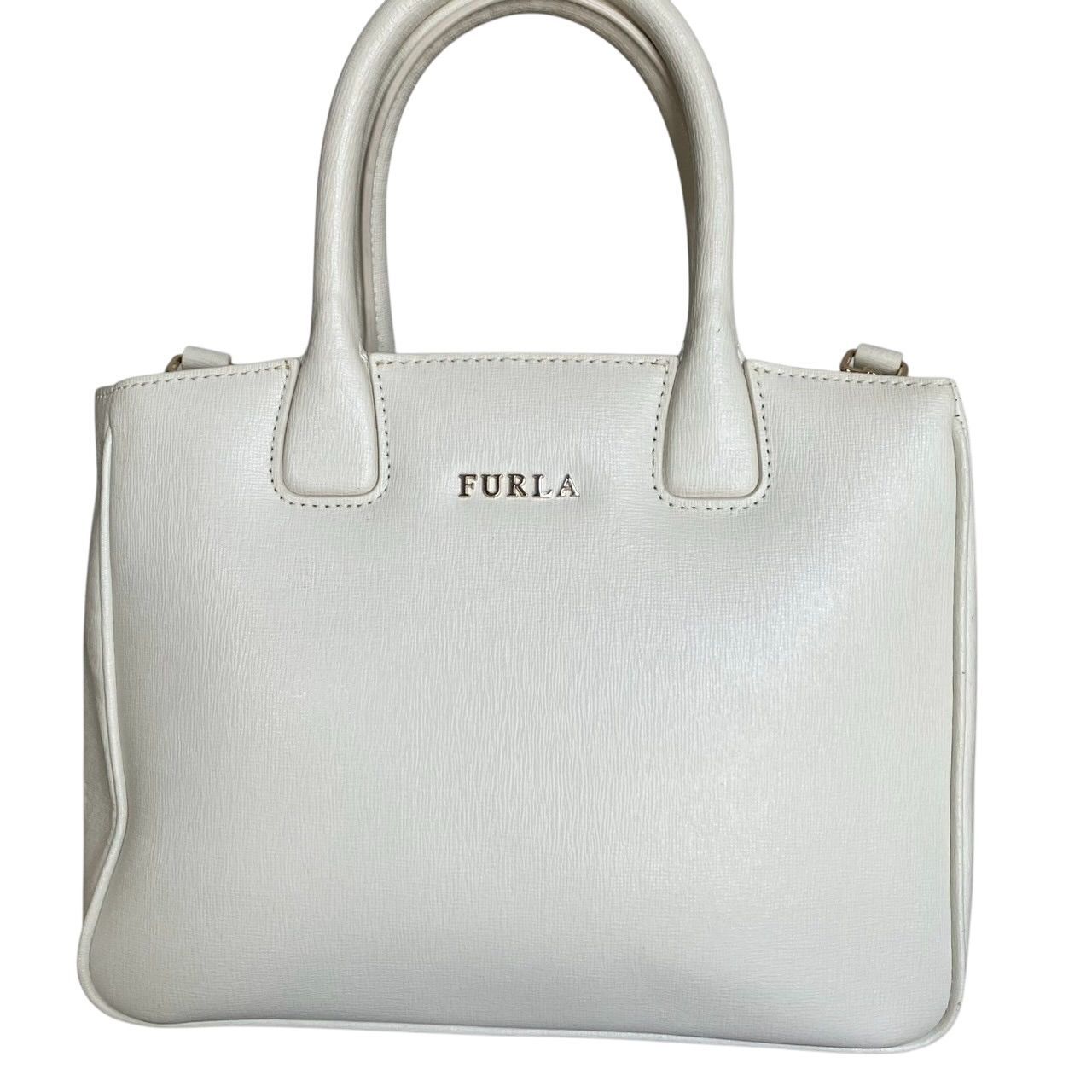 MY0953】FURLA フルラ 2way ショルダーバッグ ハンドバッグ PVCレザー